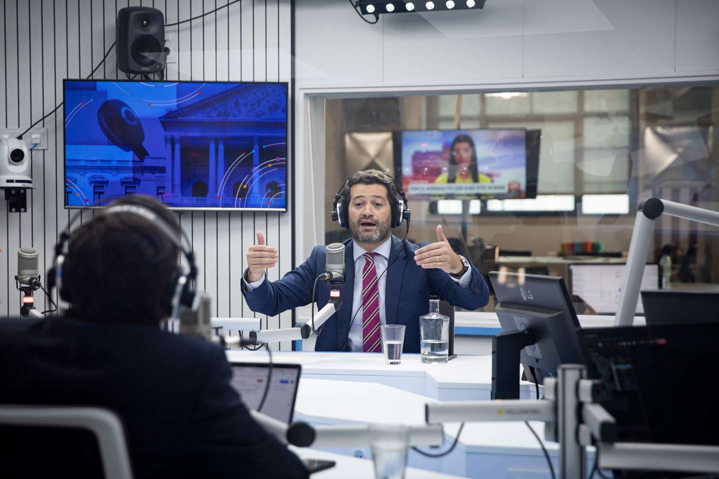 Entrevista a André Ventura, líder do Chega, à Rádio Observador. Lisboa, 7 de janeiro de 2022. JOÃO PORFÍRIO/OBSERVADOR