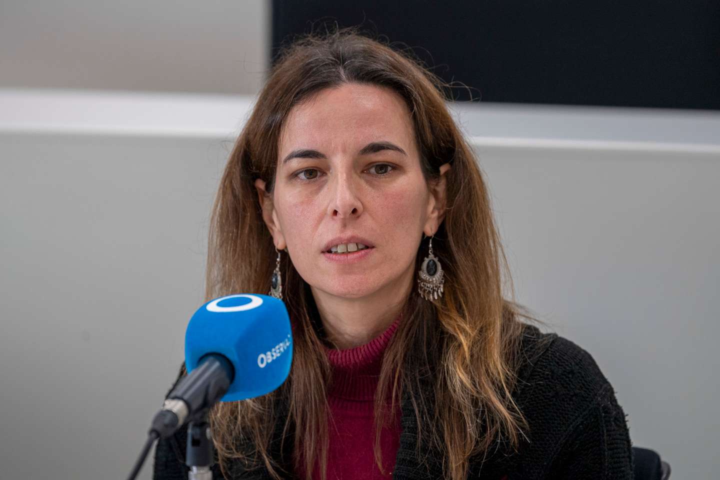 PORTO, PORTUGAL - JANEIRO 10: Debate para as Eleições Legislativas com os representantes dos partidos do distrito do Porto na Porto Business School. Diana Ferreira - CDU Foto: OCTAVIO PASSOS/OBSERVADOR
