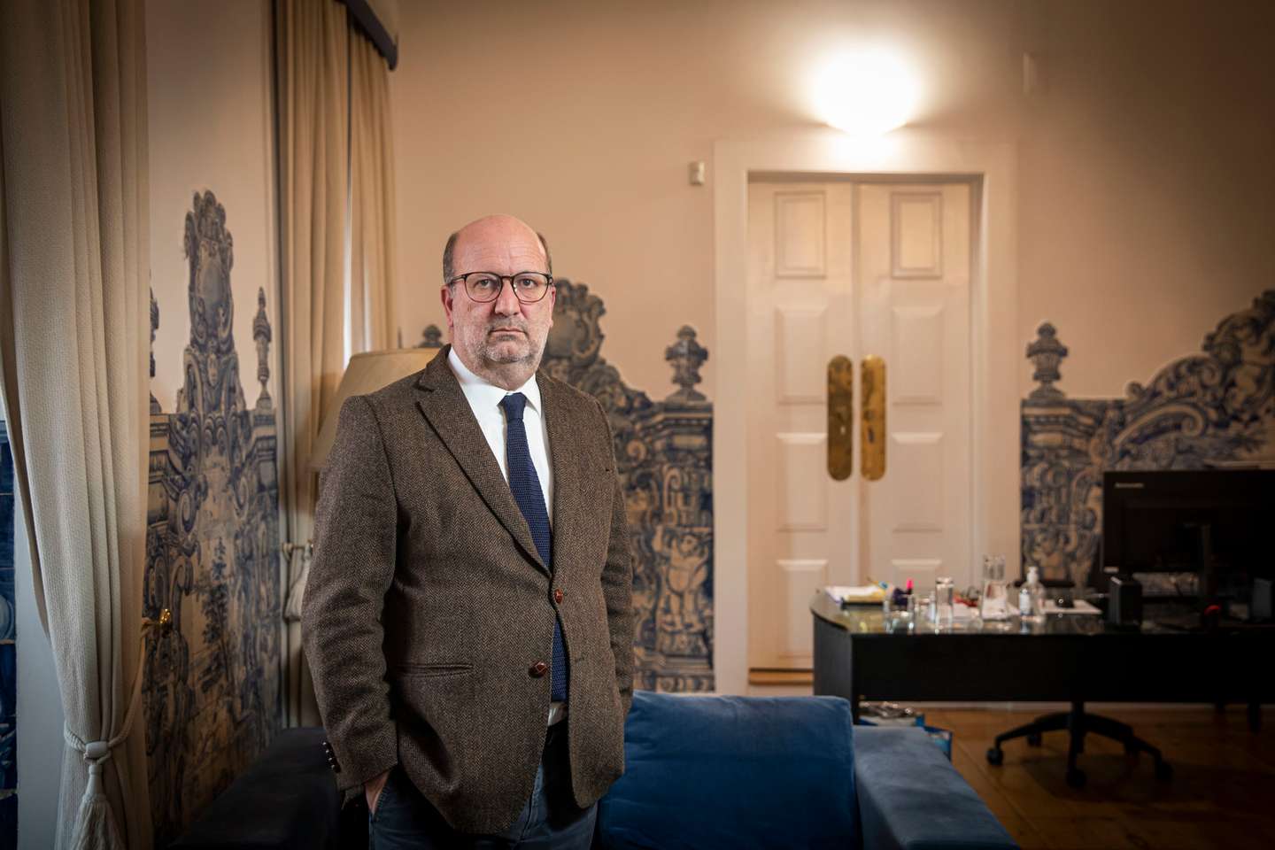 Entrevista ao ministro do Ambiente e da Ação Climática, João Matos Fernandes. Lisboa, 12 de janeiro de 2022. JOÃO PORFÍRIO/OBSERVADOR