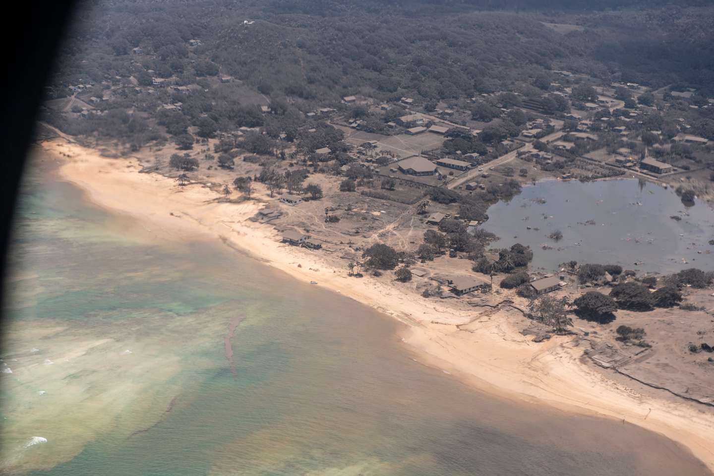 Views Of Tonga Following Volcanic Eruption And Tsunami
