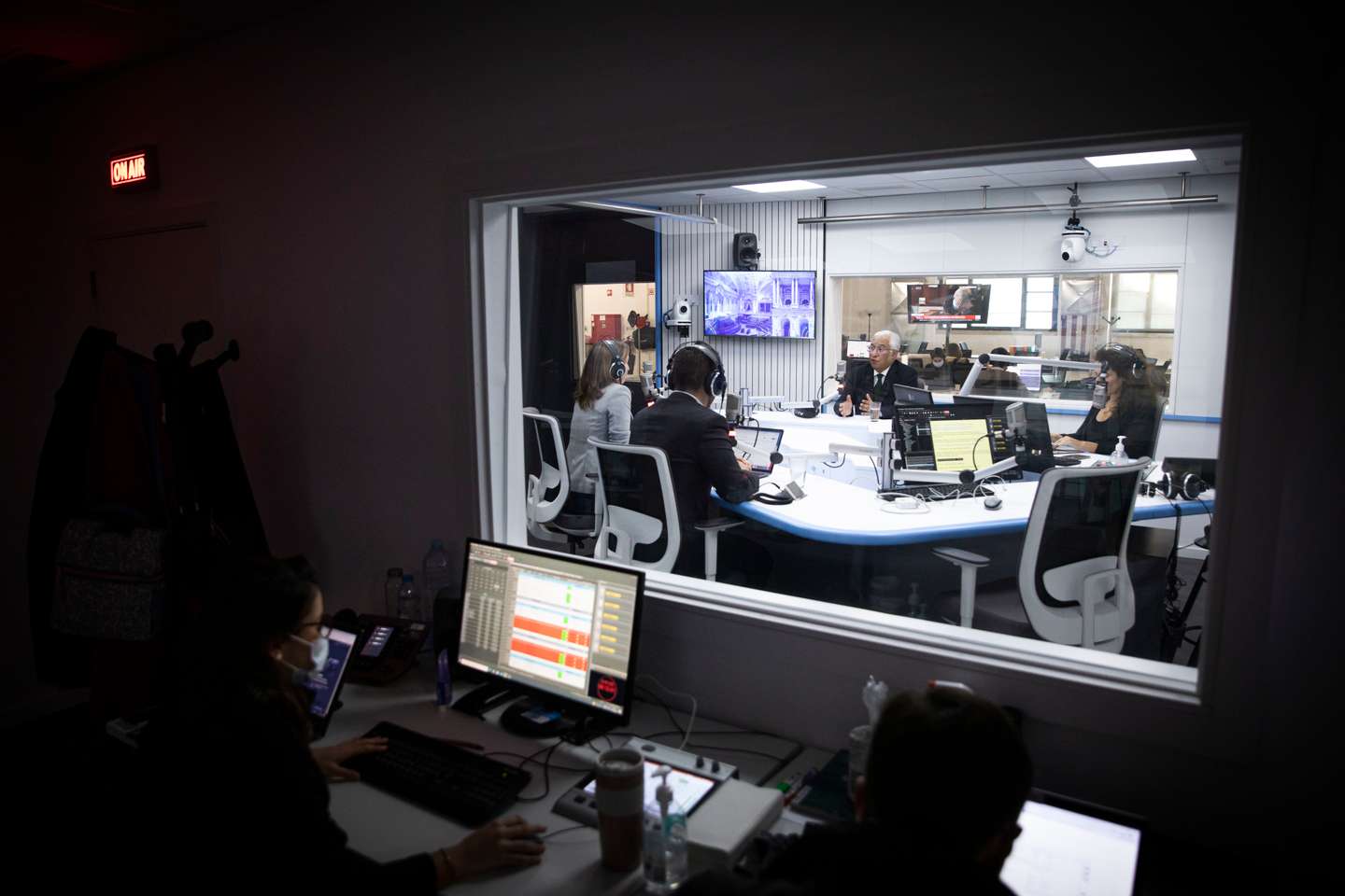 Campanhas para as eleições legislativas de 2022: Entrevista a António Costa, secretário-geral do Partido Socialista, à Rádio Observador. As eleições legislativas realizam-se no próximo dia 30 de janeiro de 2022. Lisboa, 21 de janeiro de 2022. JOÃO PORFÍRIO/OBSERVADOR