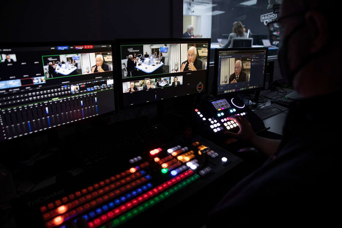 Campanhas para as eleições legislativas de 2022: Entrevista a António Costa, secretário-geral do Partido Socialista, à Rádio Observador. As eleições legislativas realizam-se no próximo dia 30 de janeiro de 2022. Lisboa, 21 de janeiro de 2022. JOÃO PORFÍRIO/OBSERVADOR
