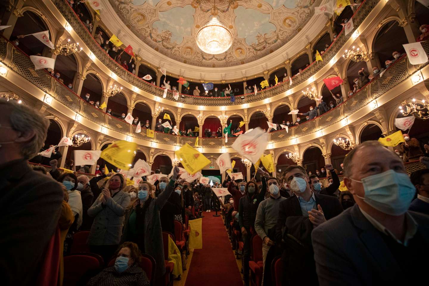 Campanhas para as eleições legislativas de 2022: Comício em Viana do Castelo do candidato pelo Partido Socialista, António Costa, secretário-geral do PS e candidato a primeiro-ministro. As eleições legislativas realizam-se no próximo dia 30 de janeiro de 2022. Viana do Castelo, 23 de janeiro de 2022. JOÃO PORFÍRIO/OBSERVADOR