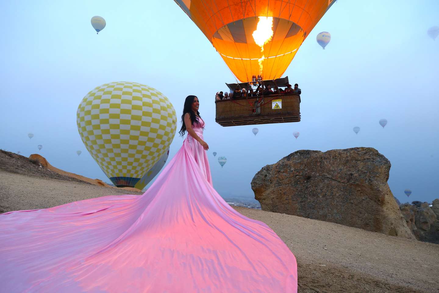 Celebração do Dia de São Valentim, também conhecido como Dia dos Namorados, na Turquia