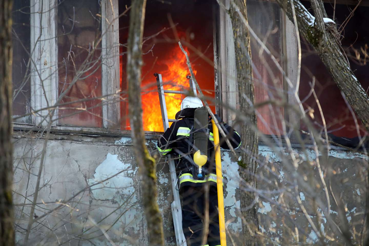 Drill of Ukrainian Interior Ministry units in Prypiat