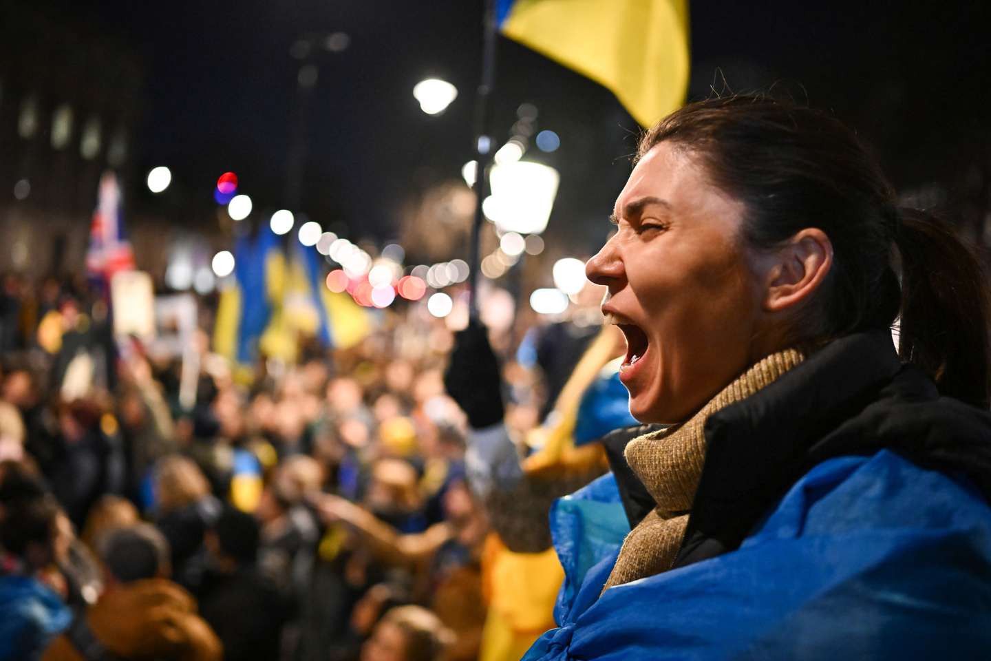 Protestos contra a invasão da Ucrânia em Londres, Reino Unido