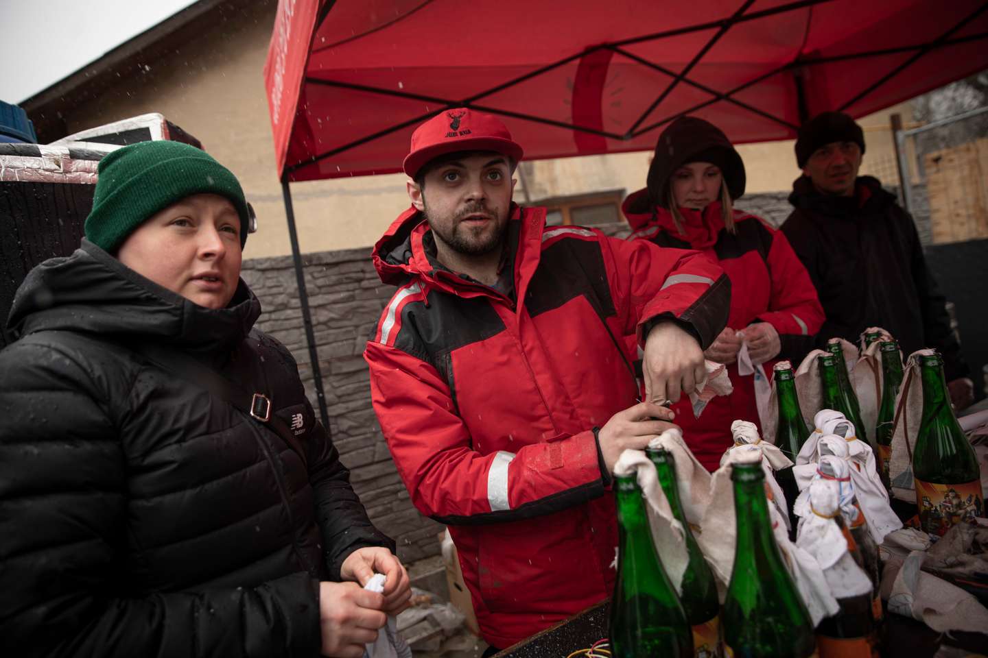 Reportagem em Lviv, na Ucrânia, sobre a resistência da população em defender o seu país e o seu território. A Rússia, a mando do seu presidente, Vladimir Putin, invadiu a Ucrânia no passado dia 24 de fevereiro de 2022. Lviv, Ucrânia, 27 de fevereiro de 2022. JOÃO PORFÍRIO/OBSERVADOR
