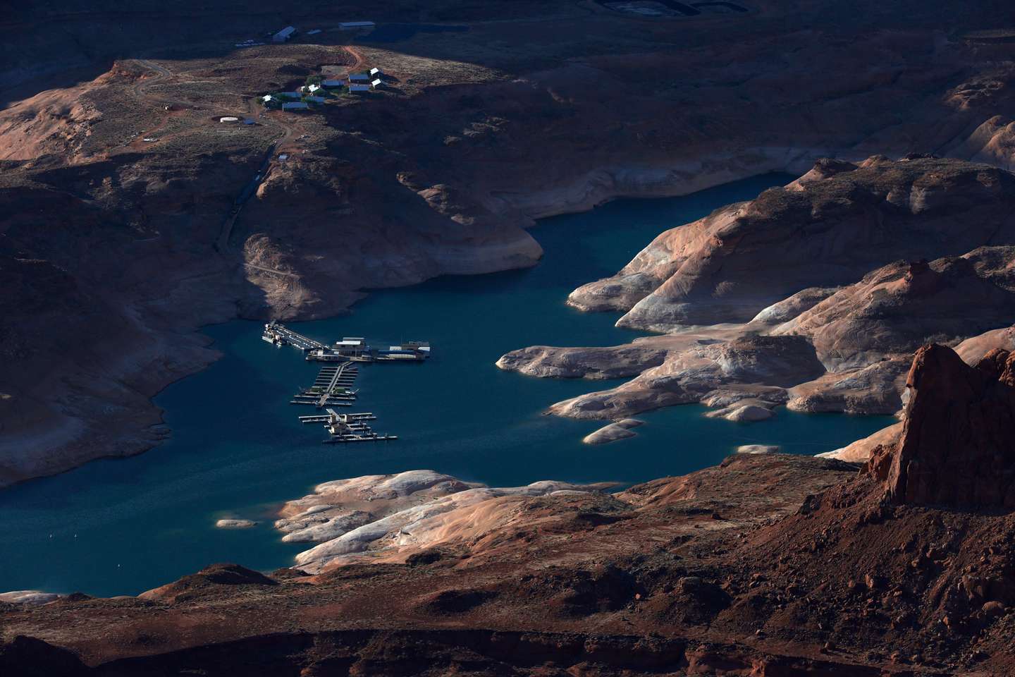 Lake Powell At Historic Low Levels In Drought-Stricken West