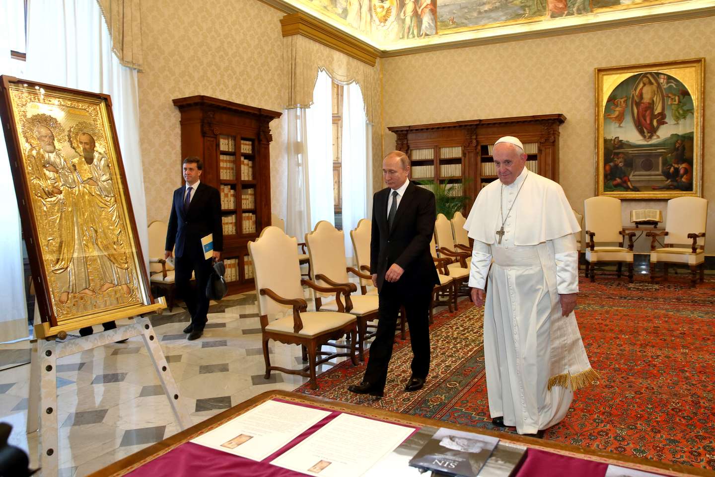 Pope Francis Receives Russia's President Putin