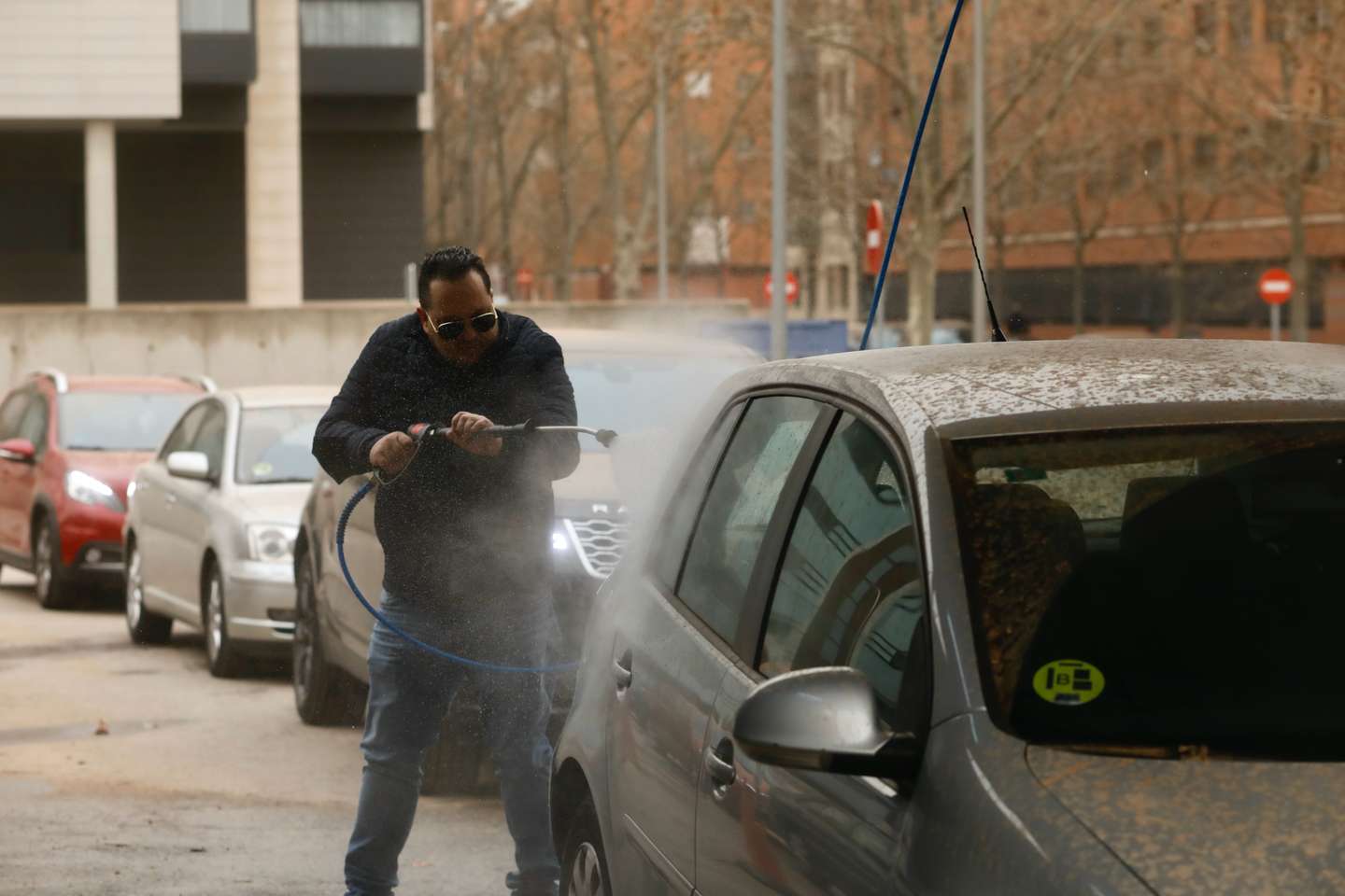 A "chuva de barro" em Madrid