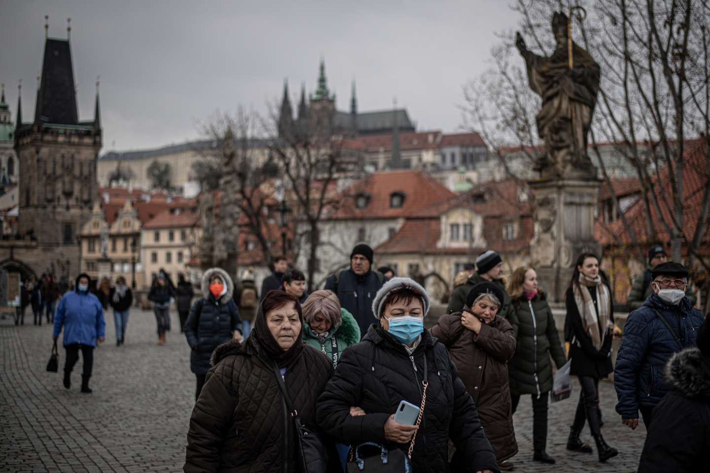 Christmas preparations in Prague amid Covid-19