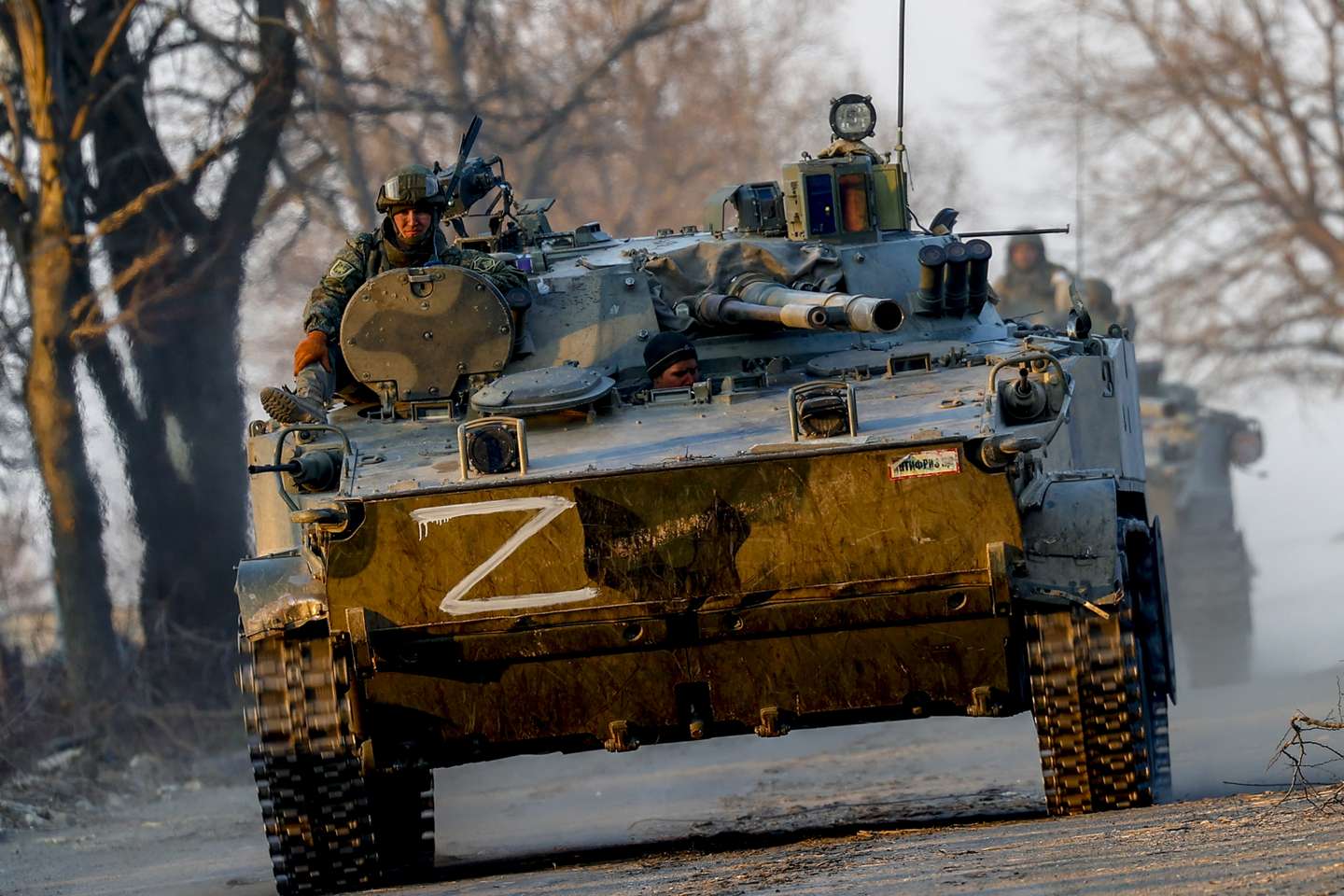 Volnovakha, which fell under the control of Russia