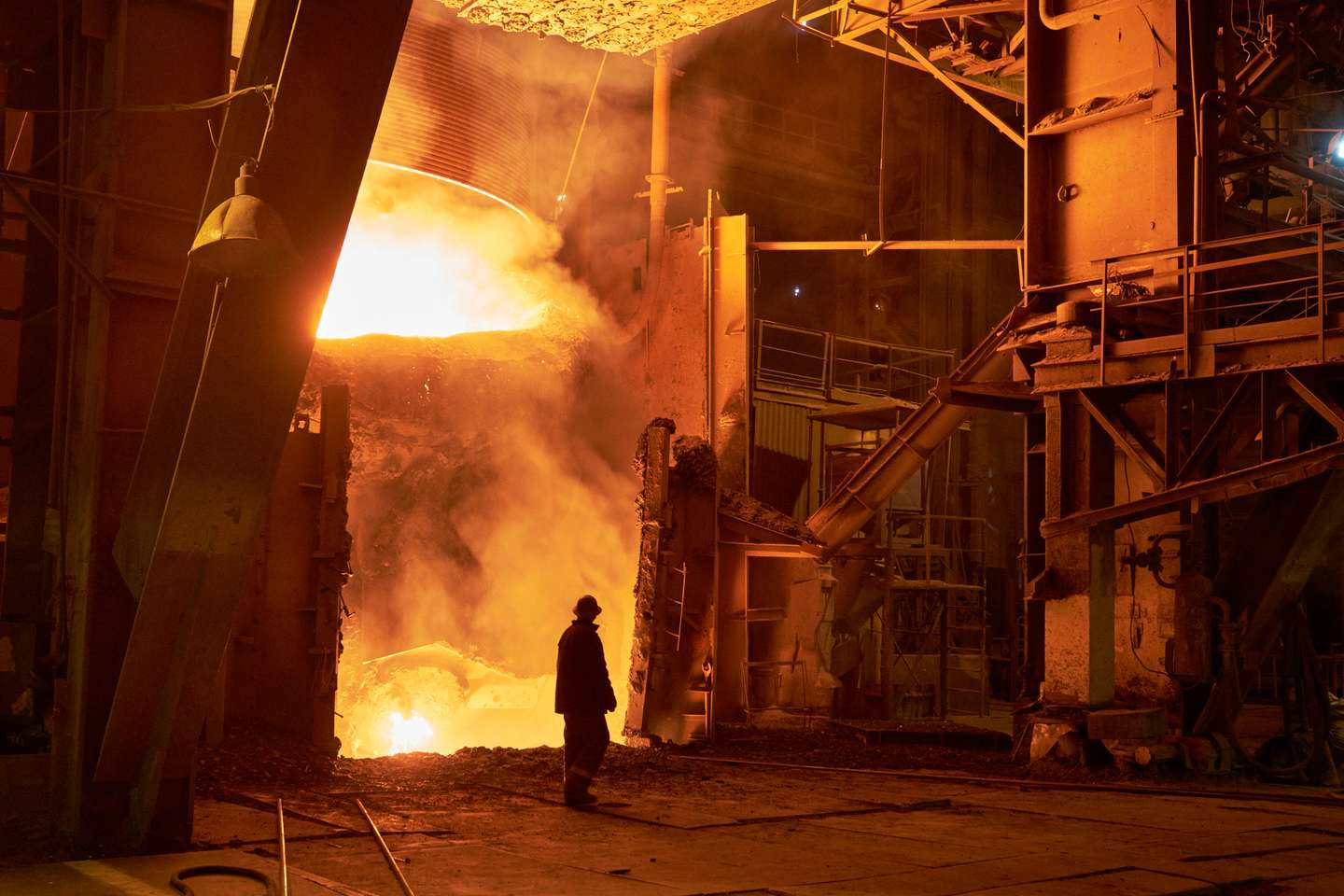 Azovstal Iron &amp;amp; Steel Works In Ukraine Lose Production Due To Conflict