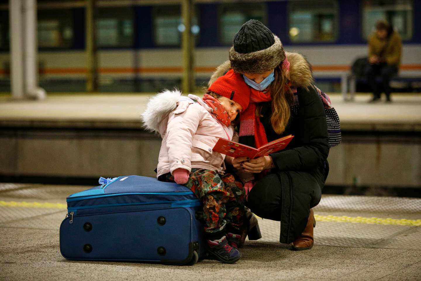 Refugees From Ukraine Arrive In Warsaw
