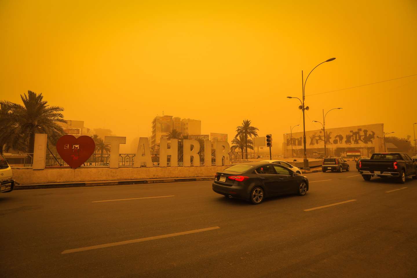 Sandstorm in Iraq's capital