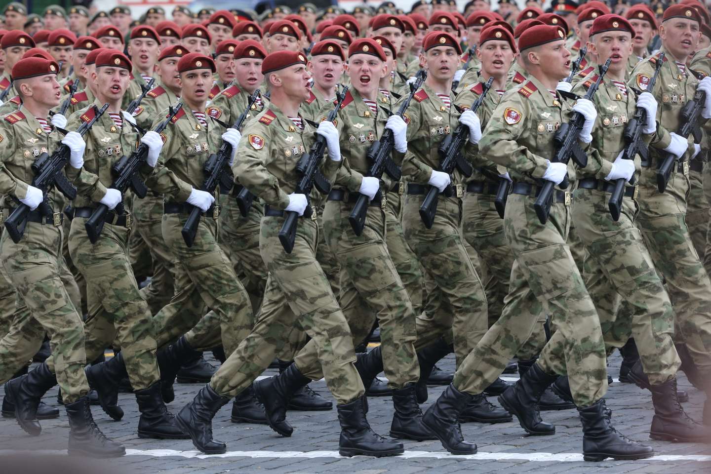 Russian President Vladimir Putin Attends 77th Victory Day With Parade On Red Square