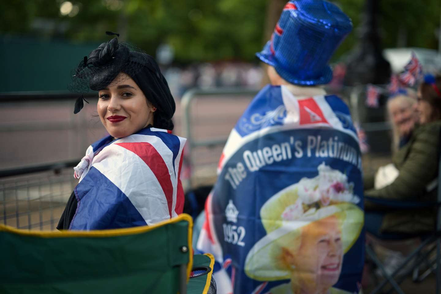 Preparations Are Made Around London For Queen Elizabeth II's Platinum Jubilee
