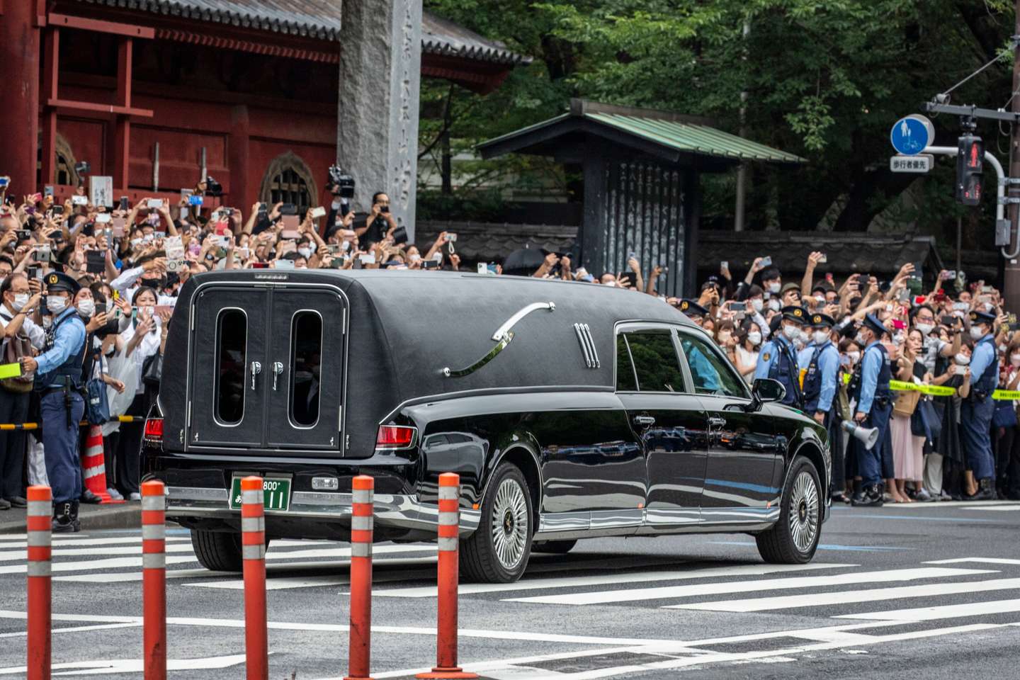Mourners Attend Funeral For Former PM Abe