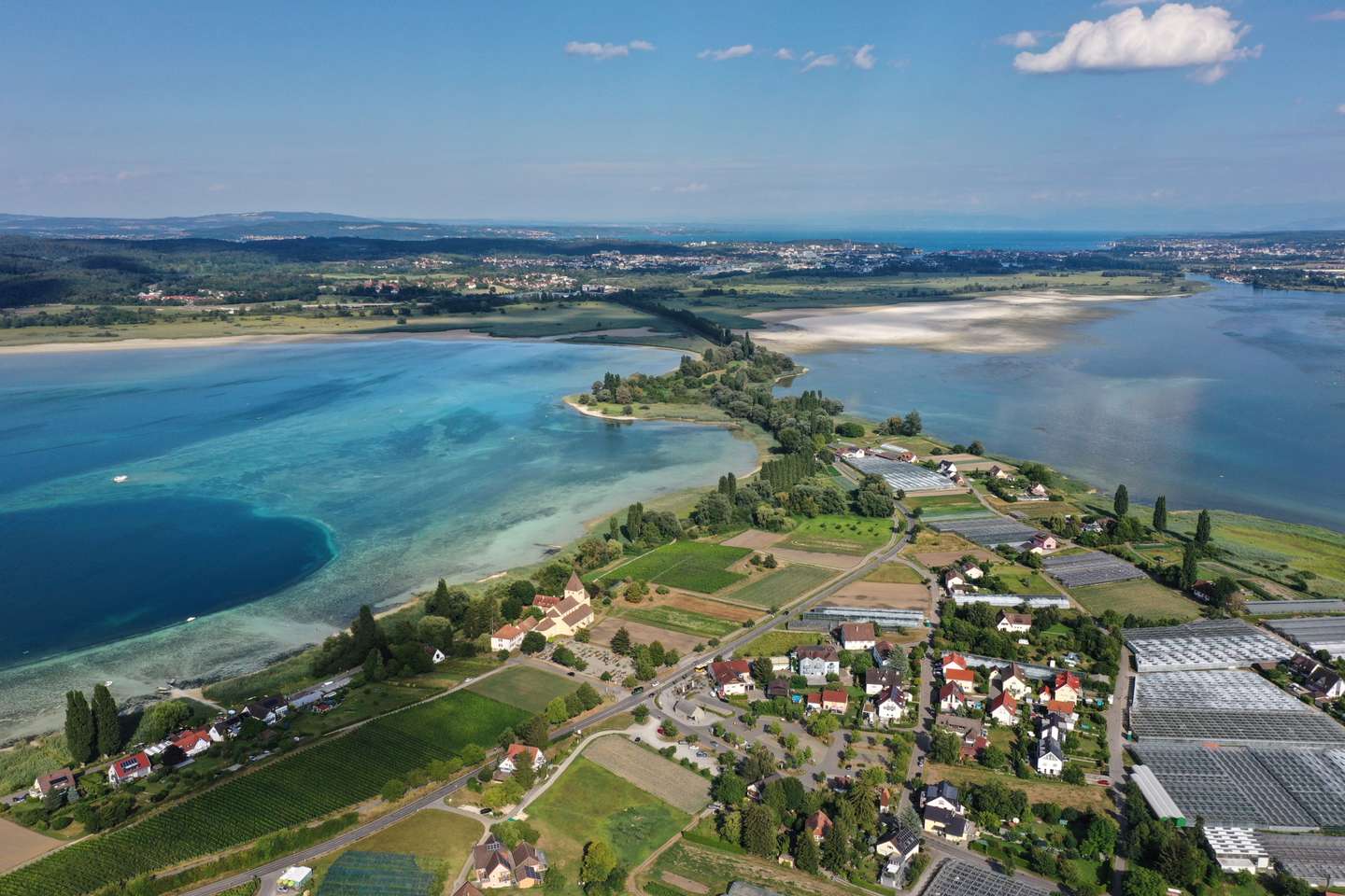 Wollmatinger Ried on dry land