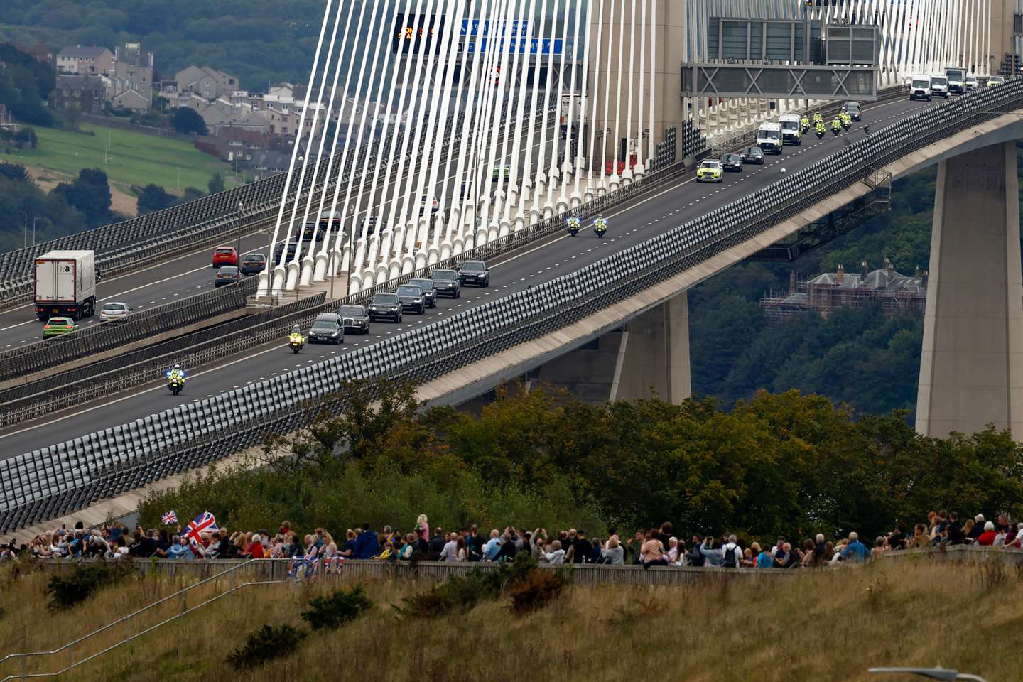 The Coffin Carrying Queen Elizabeth II Transfers From Balmoral To Edinburgh