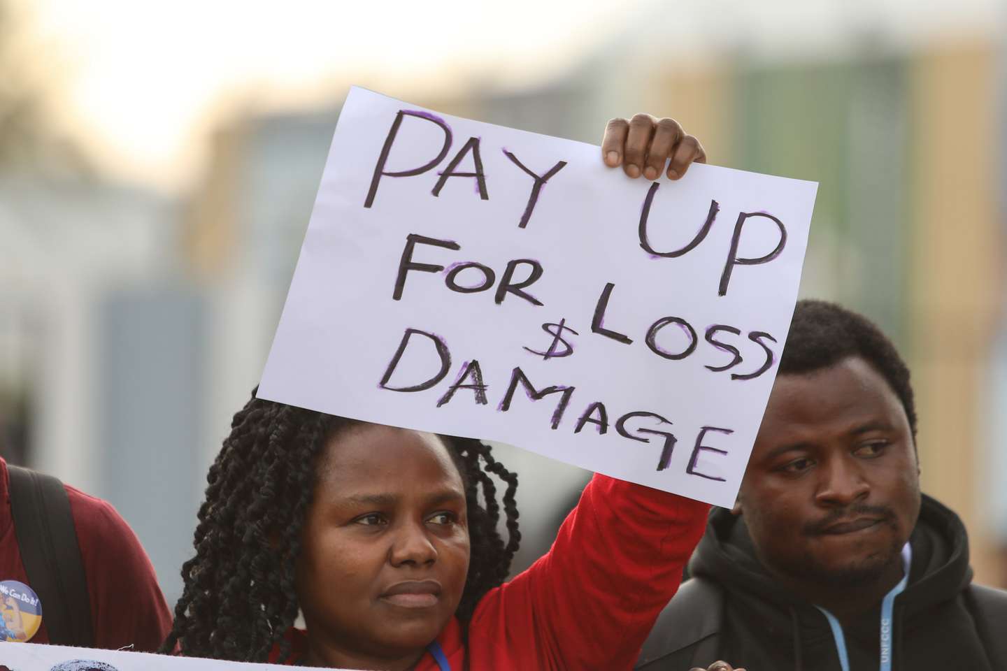Climate and environmental activists demonstrate in Egypt