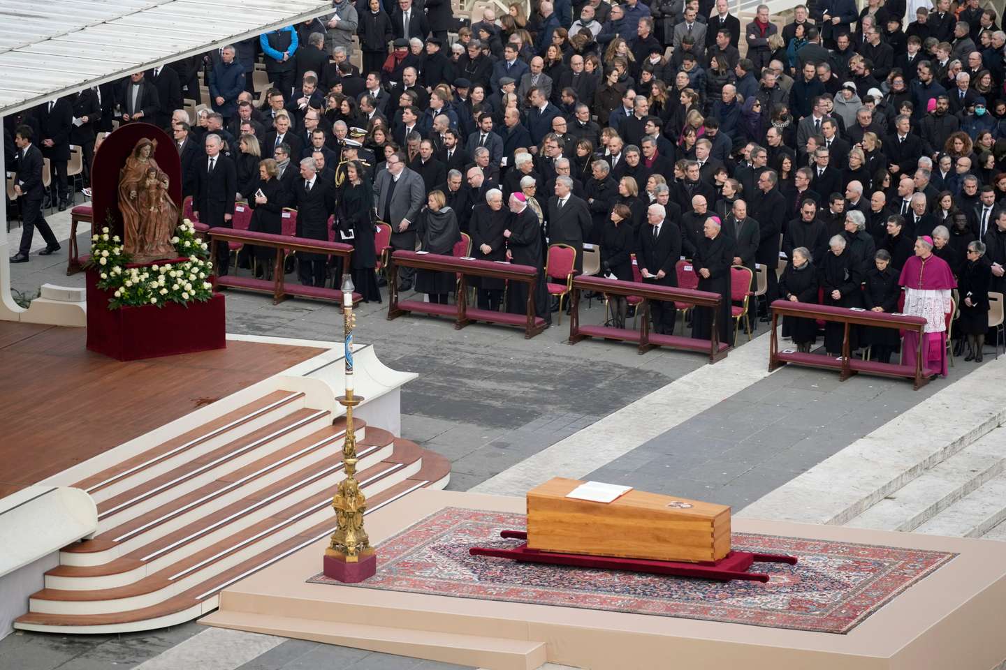 The Funeral Of Pope Emeritus Benedict XVI Takes Place In St Peter's Basilica