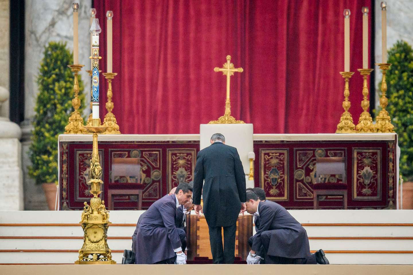 The Funeral Of Pope Emeritus Benedict XVI Takes Place In St Peter's Basilica