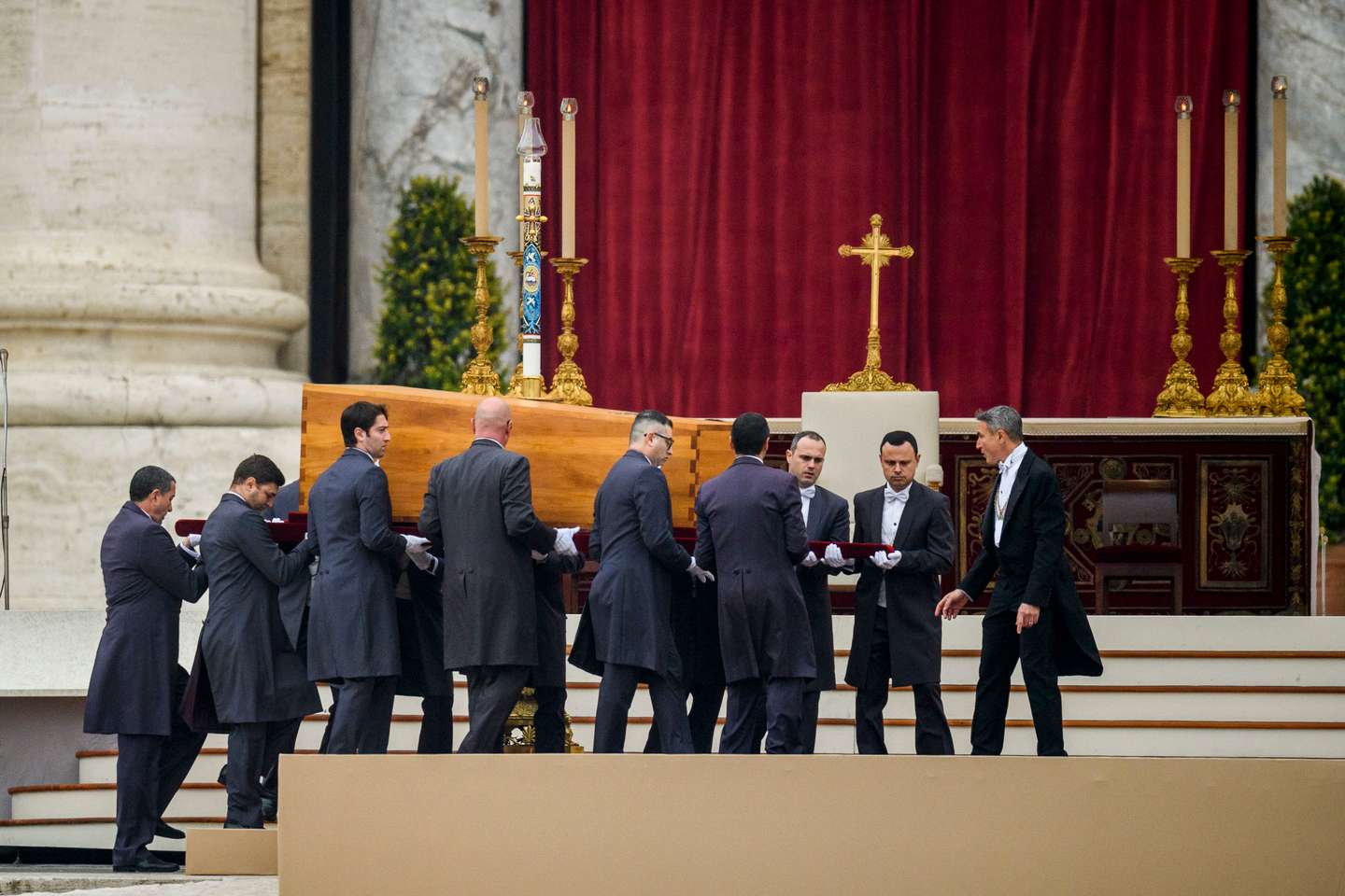 The Funeral Of Pope Emeritus Benedict XVI Takes Place In St Peter's Basilica