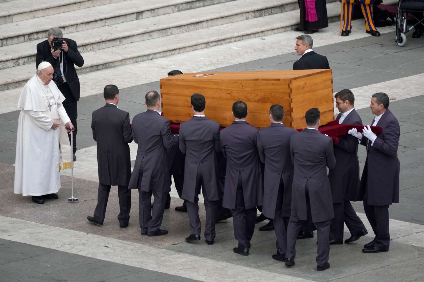 The Funeral Of Pope Emeritus Benedict XVI Takes Place In St Peter's Basilica
