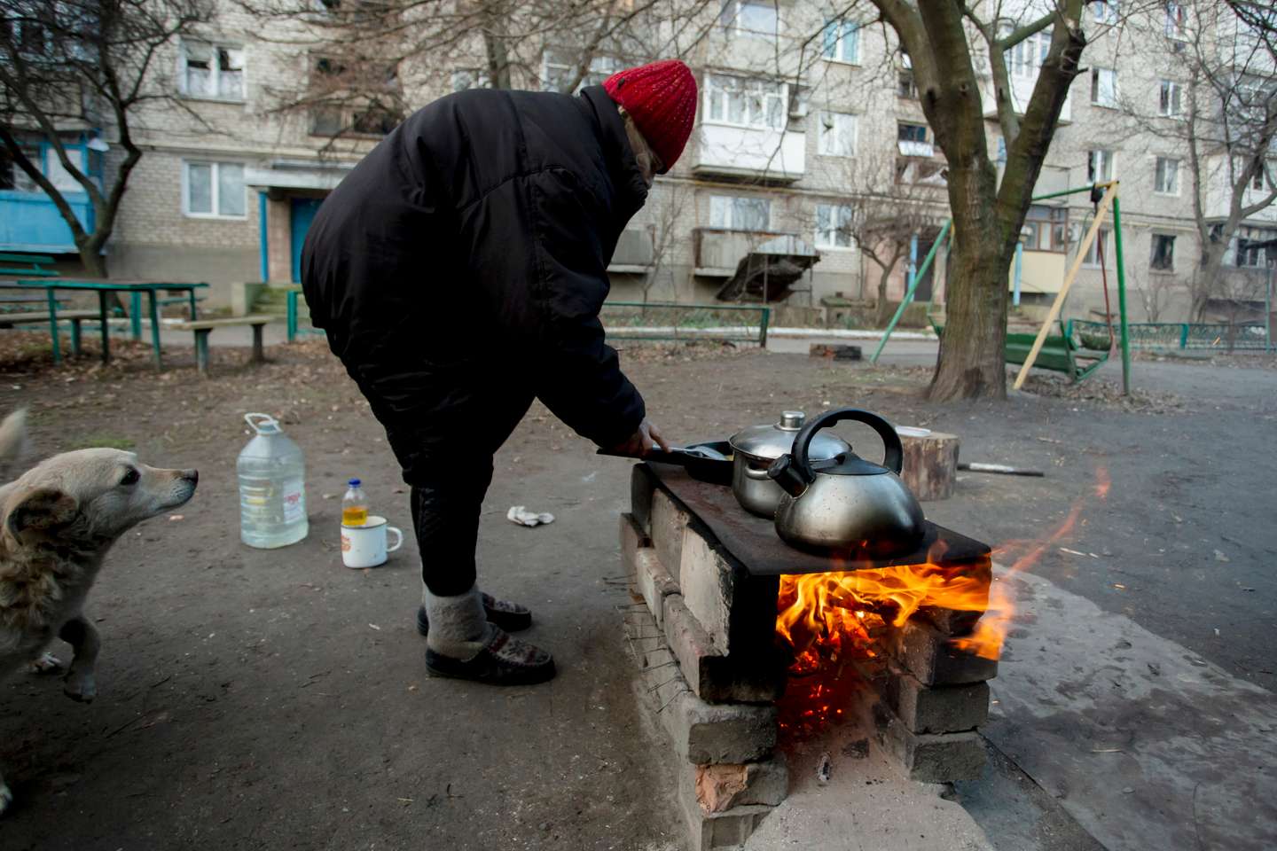 People Continue To Live In Bakhmut Despite A Russian Assault And Shelling