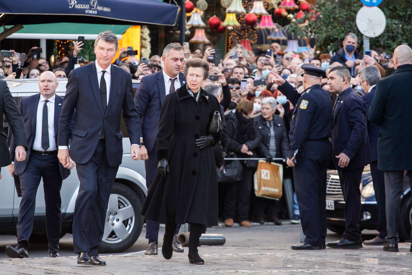 Funeral service for ex-King Constantine of Greece in Athens