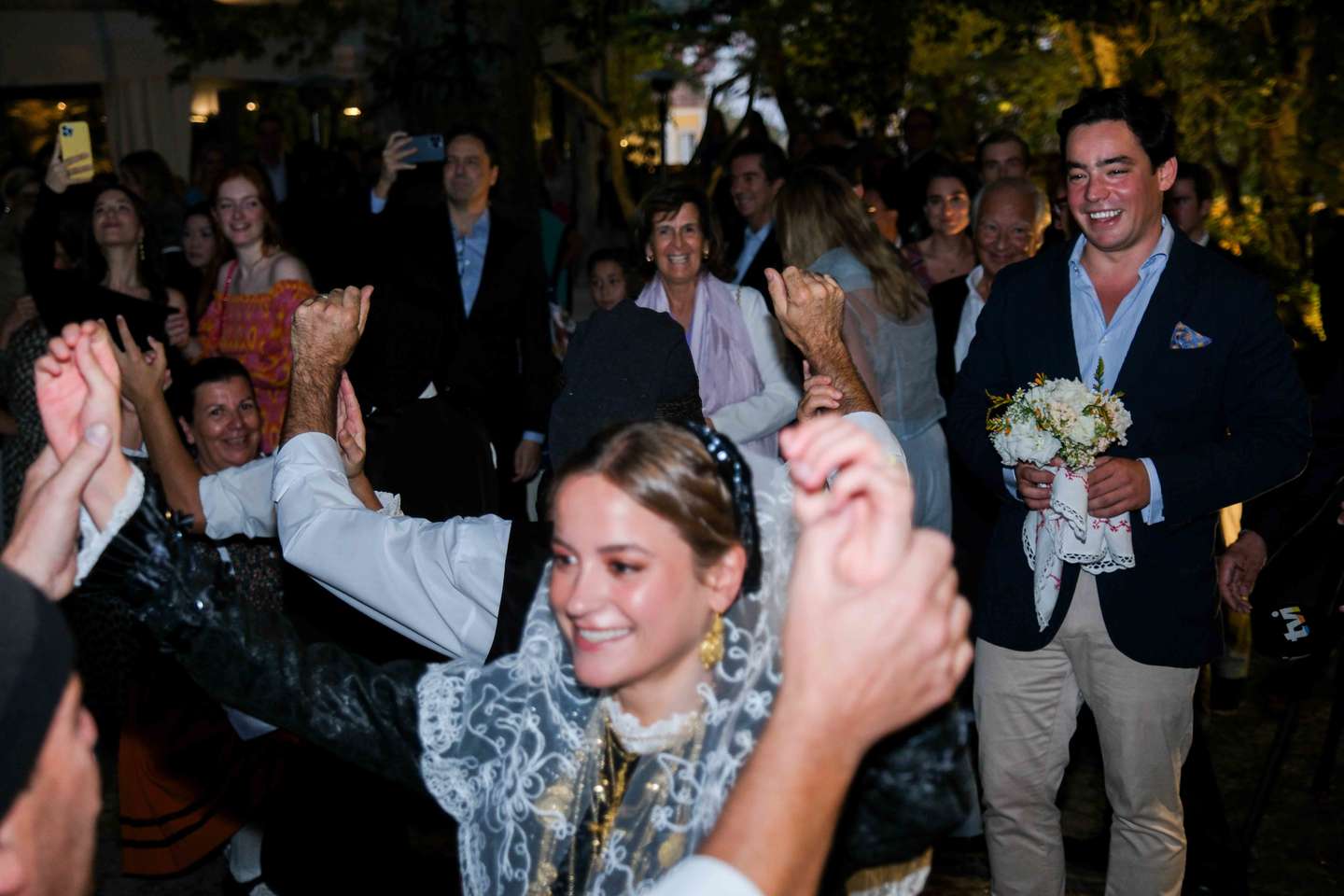 Casamento Real 7 de outubro 2023 Infanta Maria Francisca e Duarte de Sousa Araújo Martins Arraial na casa dos duques de Bragança em Sintra na véspera do casamento