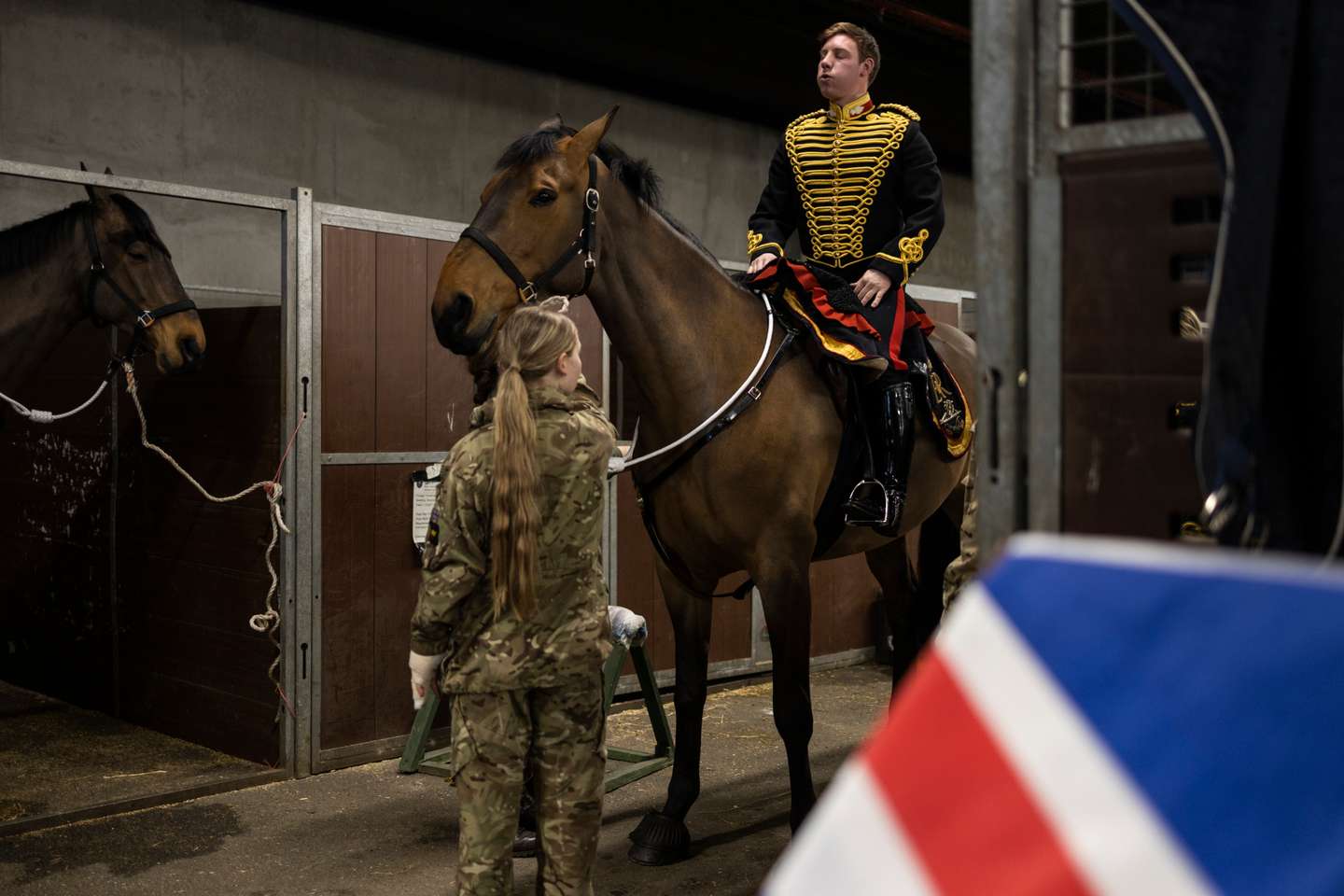 A celebração da Companhia Real de Artilharia a Cavalo que marca o Jubileu de Platina da Rainha Isabel II