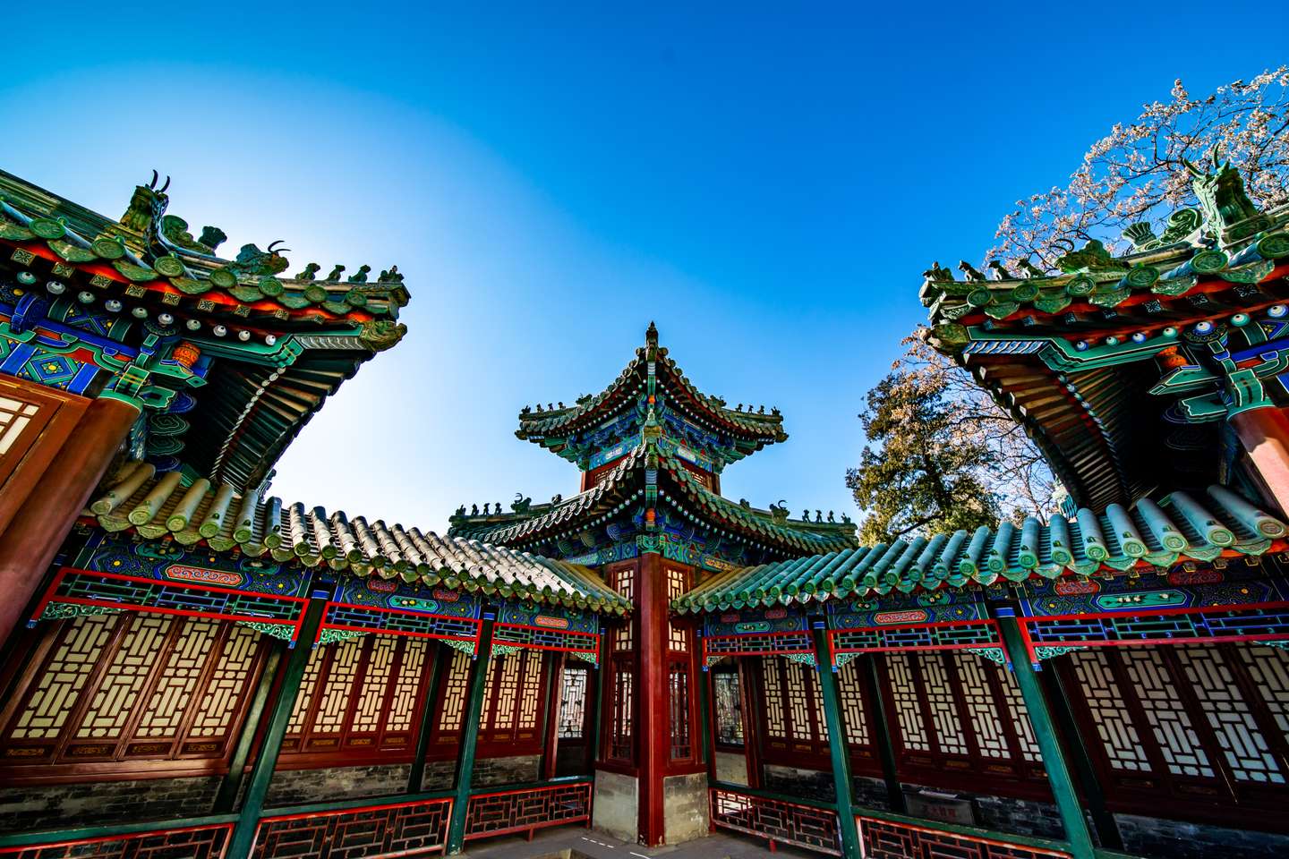A View Of The Summer Palace In Winter, China