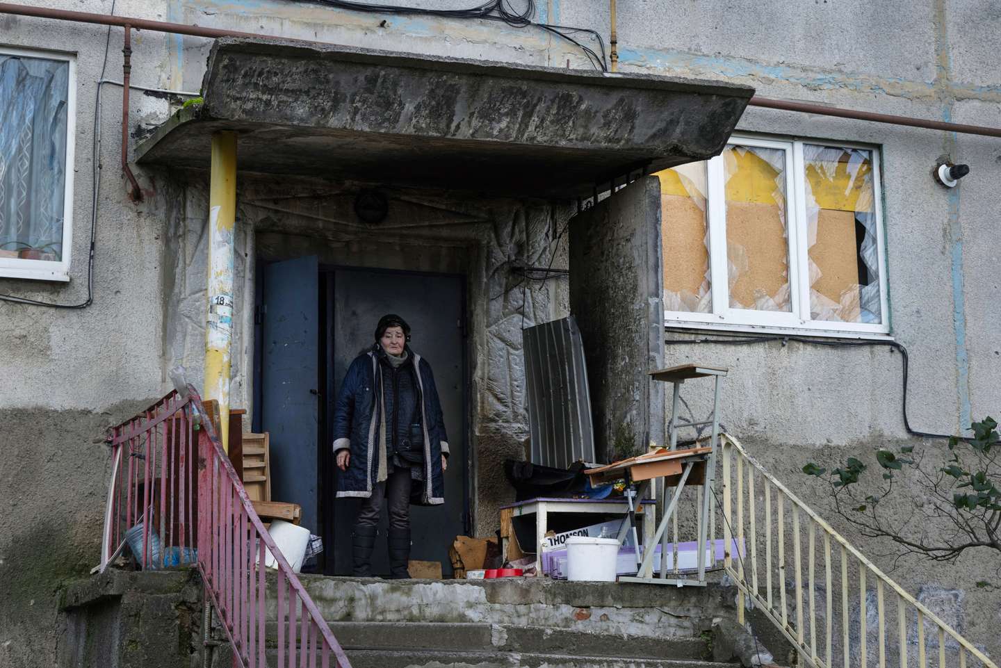 Civilians and Soldiers in Bakhmut On The Front Line Of The Russian Invasion of Ukraine