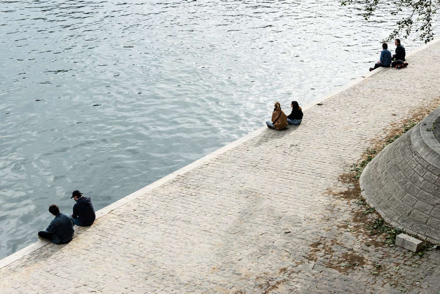 After 55 Days Of Lockdown, The Parisians Gather On The Quays Of The Seine