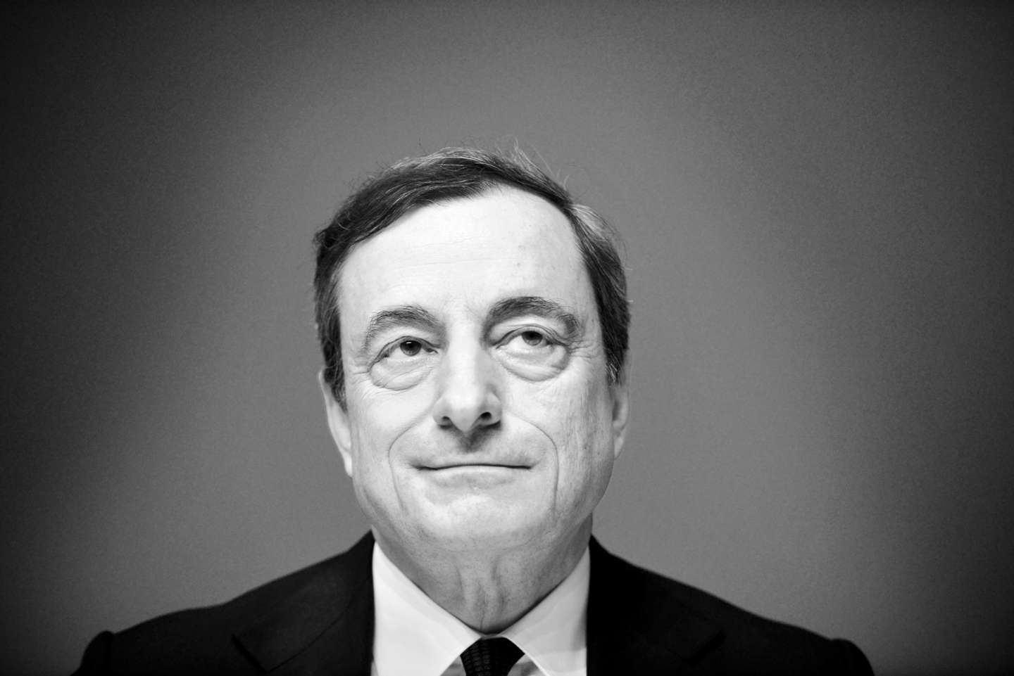 Mario Draghi Holds First Press Conference In New ECB Headquarters