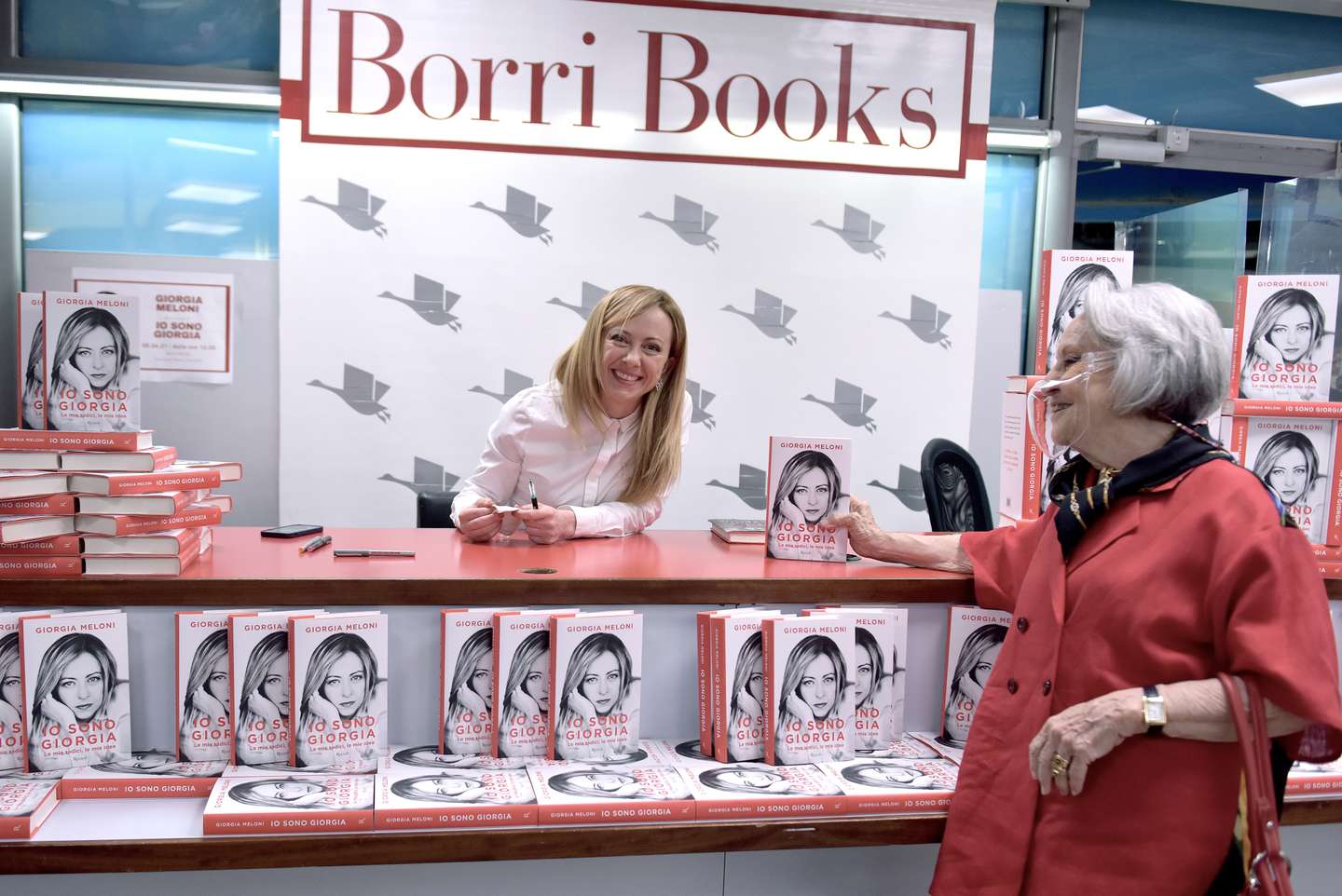 Italian Right-wing Party Leader Meloni's Book Signing