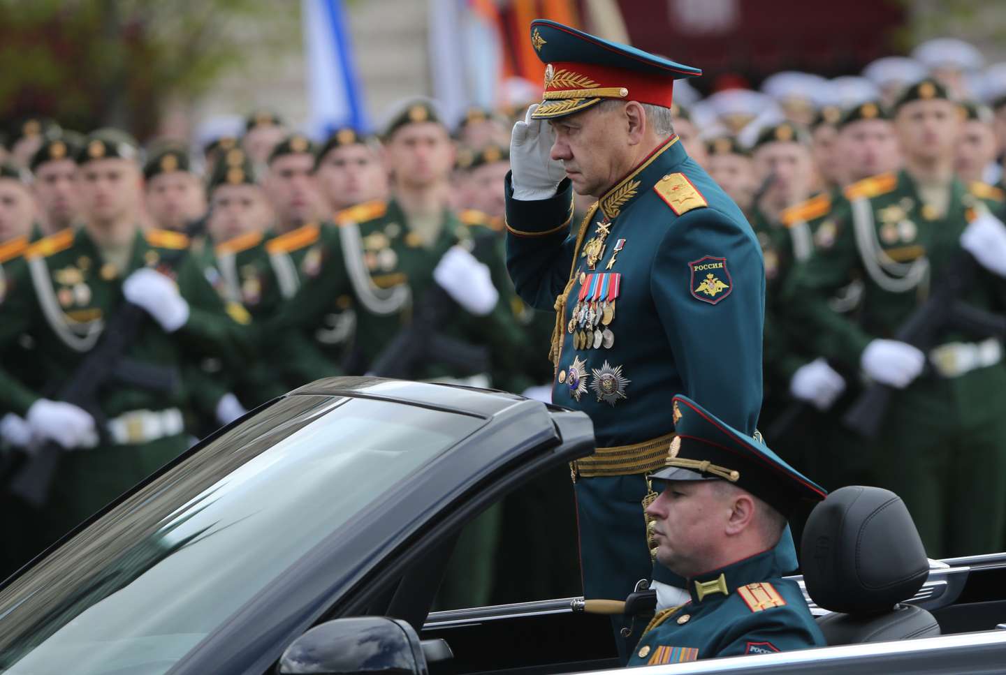 Russian President Vladimir Putin Attends 77th Victory Day With Parade On Red Square