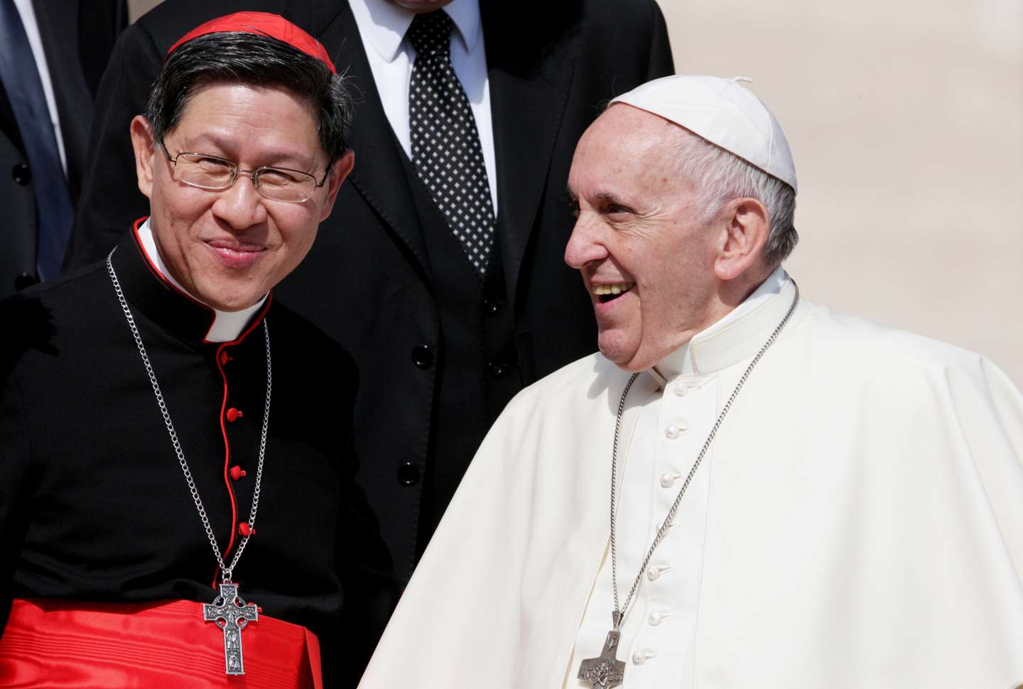 Pope Francis and Luis Antonio Tagle