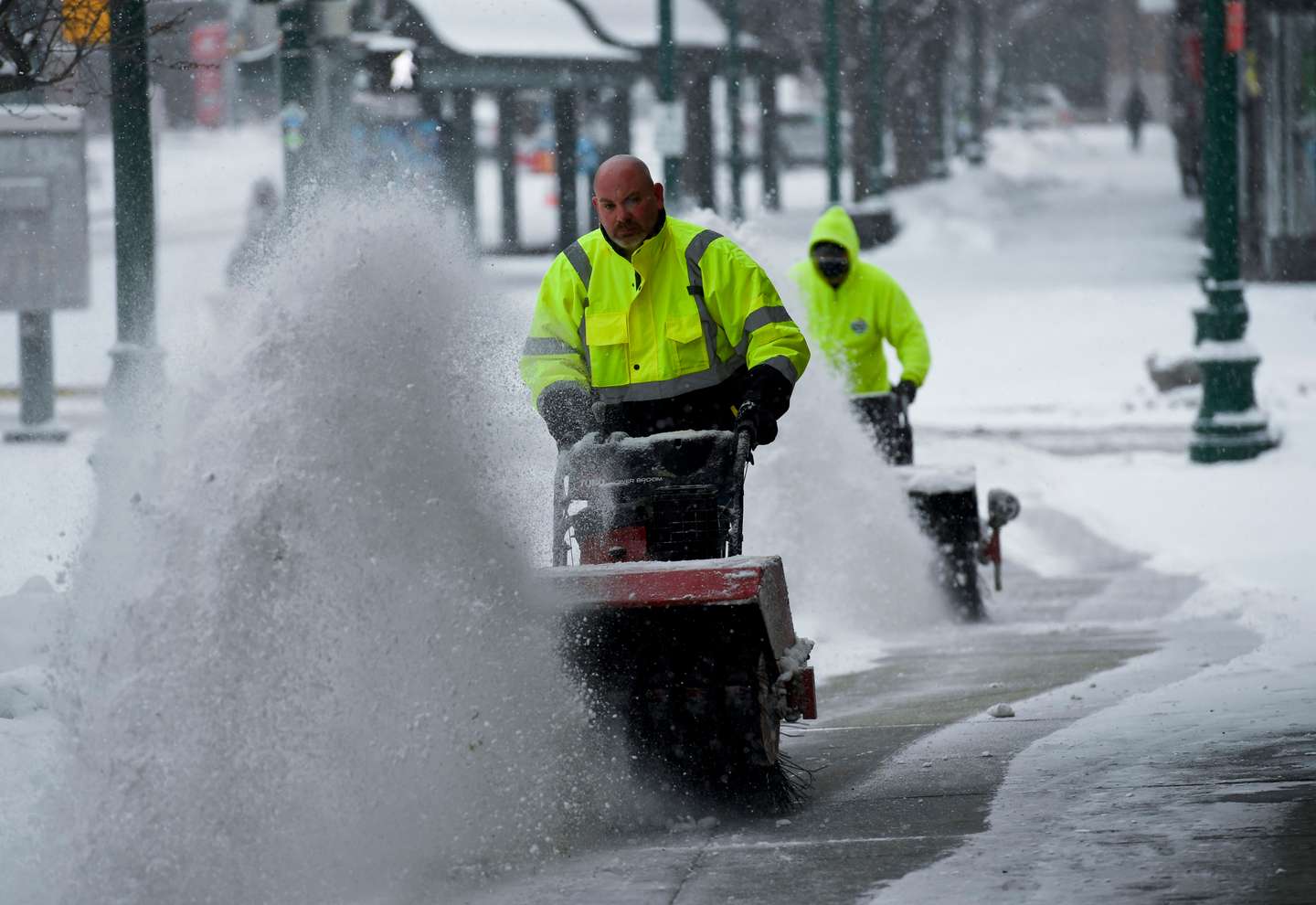 Winter Snow Storm Hits Pennsylvania