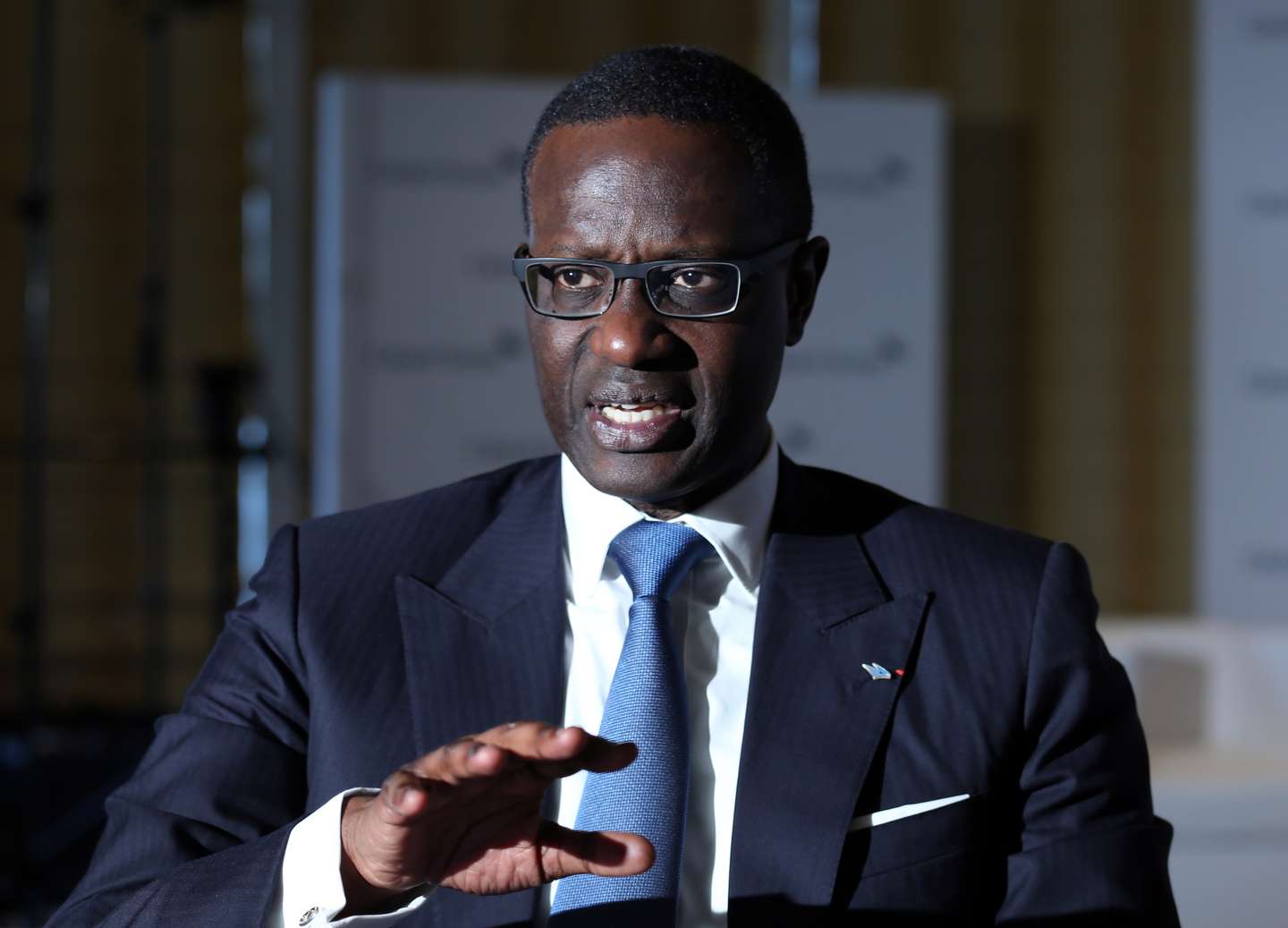 Credit Suisse Group CEO Tidjane Thiam briefs the media . 05APR16 SCMP/ Nora Tam