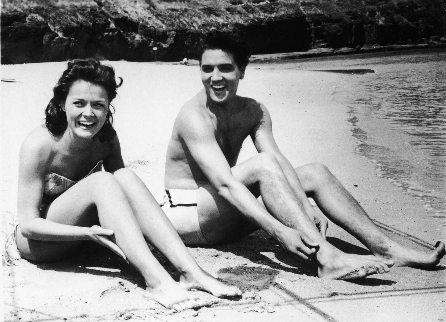 Presley &amp;amp; Blackman In 'Blue Hawaii'