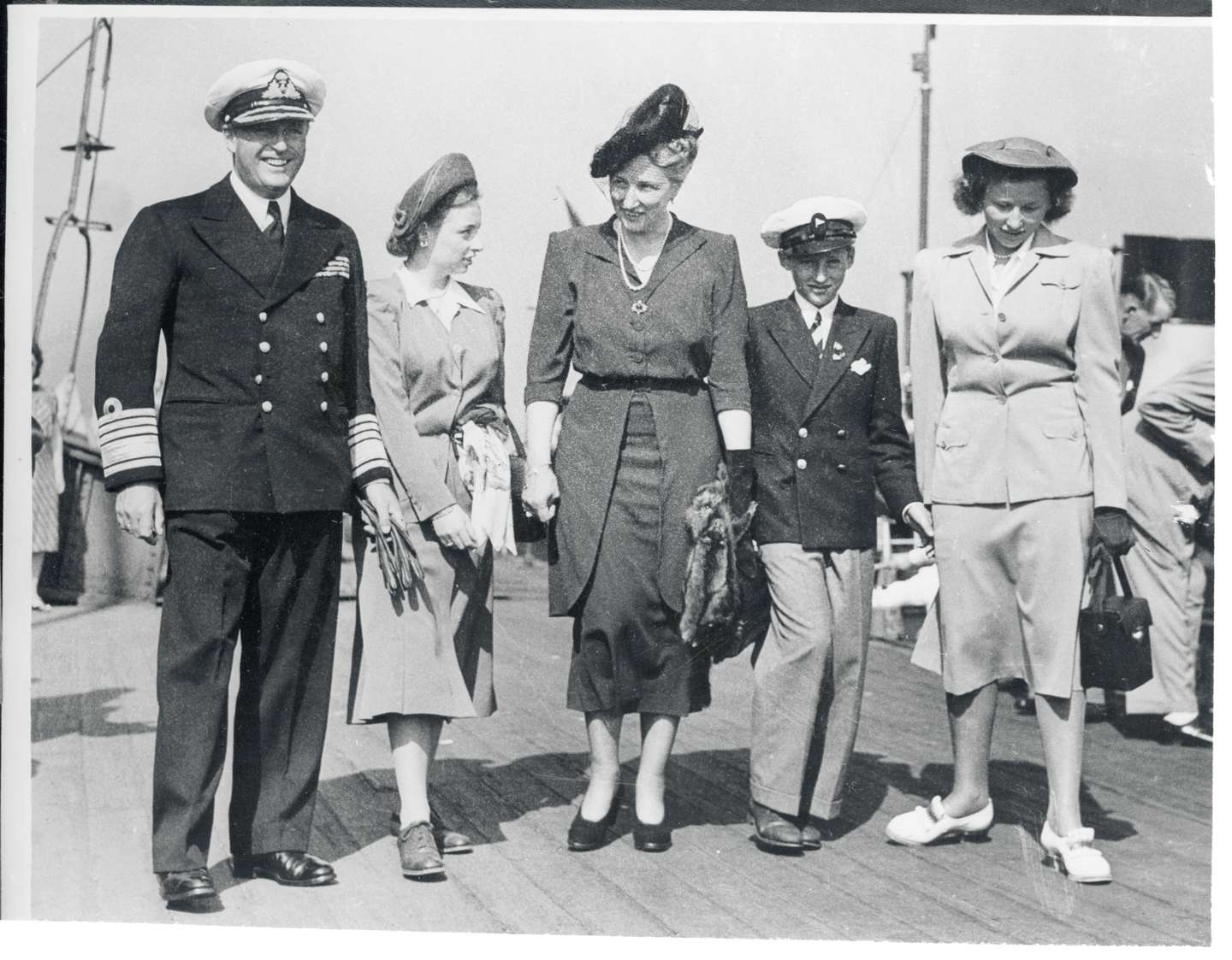 Norwegian Royal Family on Yacht
