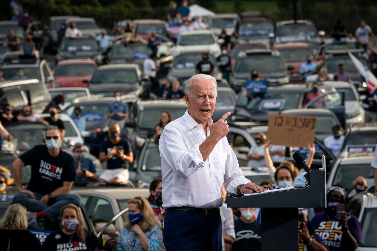 Democratic Presidential Nominee Joe Biden Campaigns In Georgia