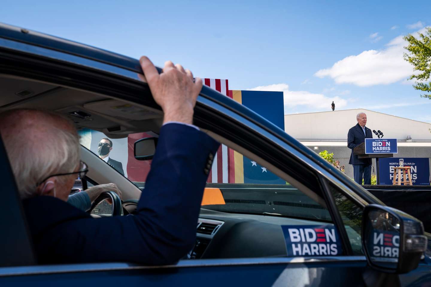 Democratic Presidential Nominee Joe Biden Campaigns In Durham, NC