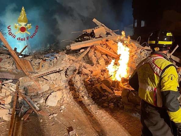 Gas explosion in Italy's Ravanusa