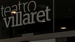 Logótipo do Teatro Villaret, Lisboa, 25 de outubro de 2022. CARLOS M. ALMEIDA/LUSA