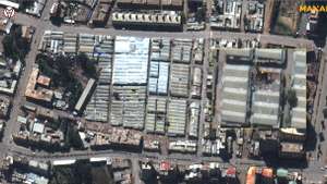 epa08853614 A handout satellite image dated 30 November 2020 and made available by MAXAR Technologies shows damage to buildings at Mekelle market area, Tigray, north Ethiopia. Ethiopia's government on 29 November 2020 said their forces they were in full control of Mekelle, northern Tigray region's capital, after defeating the Tigray People's Liberation Front.  EPA/MAXAR TECHNOLOGIES HANDOUT -- MANDATORY CREDIT: SATELLITE IMAGE 2020 MAXAR TECHNOLOGIES -- the watermark may not be removed/cropped -- HANDOUT EDITORIAL USE ONLY/NO SALES