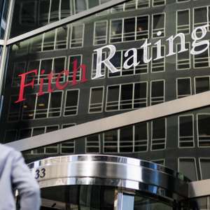 epa10781804 The offices of Fitch Ratings, one of three major credit rating agencies, in New York, New York, USA, 02 August 2023. Fitch downgraded the United States government credit rating from AAA to AA+, a change the company partially attributed to politics around the recent debt ceiling standoff.  EPA/JUSTIN LANE